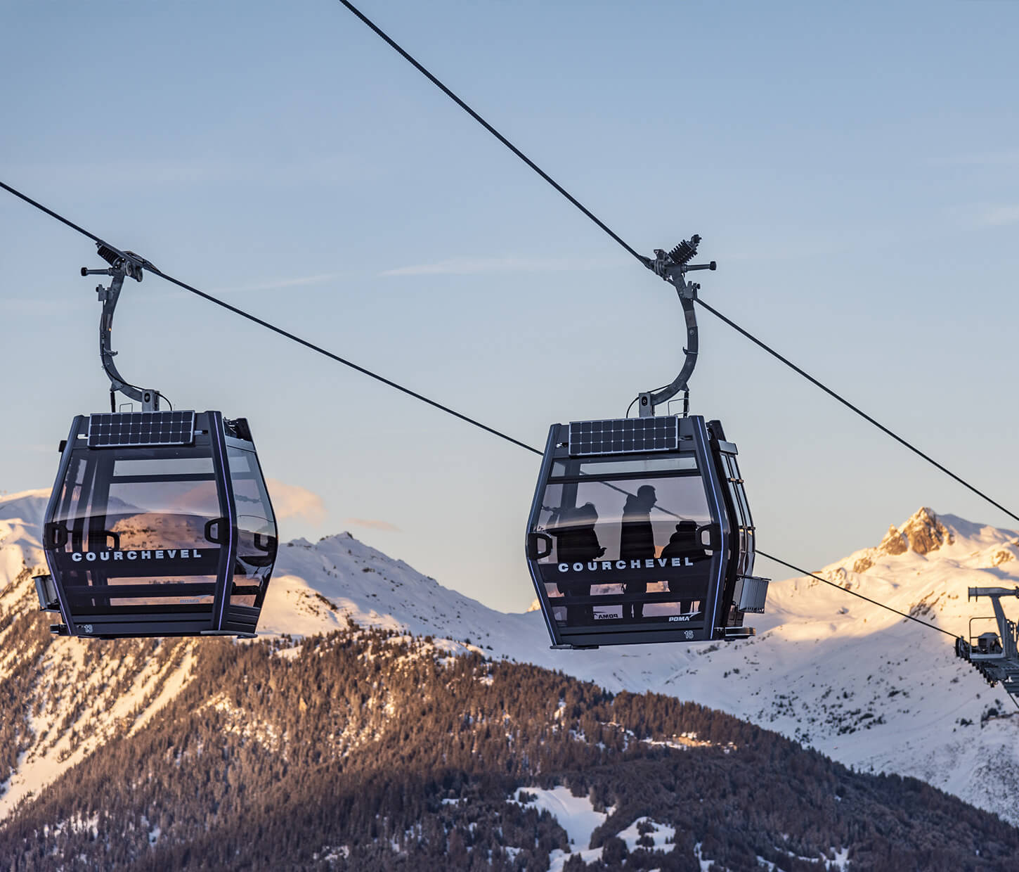 La Télécabine Du Praz Assure La Liaison Avec Courchevel Poma 6192